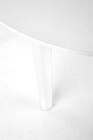 St�l RINGO, pl�t: lakovan� MDF-biela/podno�: mas�vne drevo - biela - ilustra�n� obr�zok