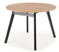St�l RUBEN, pl�t: MDF dyha-dub artisan/podno�: mas�vne bukov� drevo - �ierna - ilustra�n� obr�zok