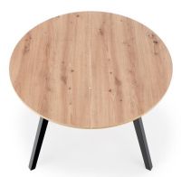 St�l RUBEN, pl�t: MDF dyha-dub artisan/podno�: mas�vne bukov� drevo - �ierna - ilustra�n� obr�zok