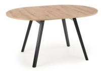 St�l RUBEN, pl�t: MDF dyha-dub artisan/podno�: mas�vne bukov� drevo - �ierna - ilustra�n� obr�zok