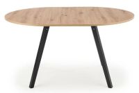 St�l RUBEN, pl�t: MDF dyha-dub artisan/podno�: mas�vne bukov� drevo - �ierna - ilustra�n� obr�zok