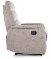 Relaxa�n� kreslo SOLON VELVET M, po�ah: l�tka BREGO 34 b�ov� - ilustra�n� obr�zok