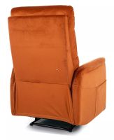 Relaxa�n� kreslo SOLON VELVET M, po�ah: l�tka BLUVEL 4215 �koricov� - ilustra�n� obr�zok