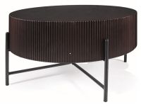 Konferenčný stolík TUCA, farba: tmavý orech/kov: čierna mat.-ilustračný obrázok Konferenčný stolík TUCA, farba: tmavý orech/kov: čierna mat.-ilustračný obrázok