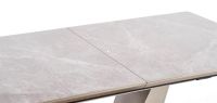St�l VALENTINO, pl�t: keramick� doska v dekore siv�ho mramoru/lakovan� MDF - ilustra�n� obr�zok