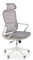 Kancel�rske kreslo VESUVIO 2, po�ah: l�tka siv�/sie�ovina siv�/plast - ilustra�n� obr�zok