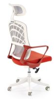 Kancel�rske kreslo VESUVIO 2, po�ah: l�tka �erven�/sie�ovina siv�/plast - ilustra�n� obr�zok