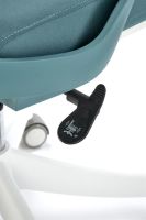 Kancel�rske kreslo VESUVIO 2, po�ah: l�tka tyrkysov�/sie�ovina siv�/plast - ilustra�n� obr�zok