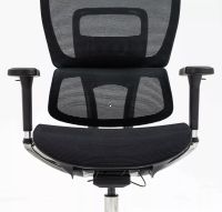 Kancelárske kreslo WINNER LUX, farba: sieťovina čierna/podnožka-chróm - ilustračný obrázok Kancelárske kreslo WINNER LUX, farba: sieťovina čierna/podnožka-chróm - ilustračný obrázok