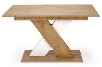 St�l XARELTO, pl�t: dyhovan� MDF-dub lancelot/podno�: dyhovan� MDF - dub lancelot/biela - ilustra�n� obr�zok