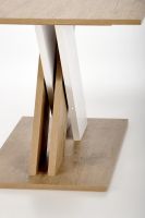 St�l XARELTO, pl�t: dyhovan� MDF-dub lancelot/podno�: dyhovan� MDF - dub lancelot/biela - ilustra�n� obr�zok