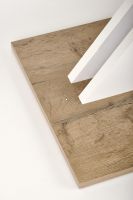 St�l XARELTO, pl�t: dyhovan� MDF-dub lancelot/podno�: dyhovan� MDF - dub lancelot/biela - ilustra�n� obr�zok
