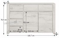 Komoda ANGEL TYP 42 - rozmery, ilustran obrzok