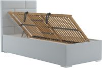 poste TROJA 90x200 cm 420971 - 2025 bez matraca s lamelovm rotom a otvranm z boku, poah: ltka ASTON 24-N31
