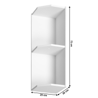 kuchynsk linka PROVANCE skrinka horn G25PZ - rozmery, farba korpusu: biela, skrinka horn, ilustran obrzok 