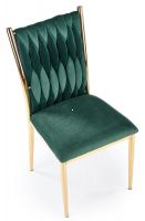 stolika K-436, poah: ltka VELVET tmav zelen/kov s povrchovou pravou - zlat, ilustran obrzok
