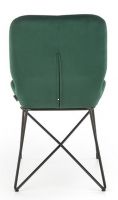 stolika K-454, poah: ltka VELVET tmav zelen/kov s povrchovou pravou - ierna, ilustran obrzok